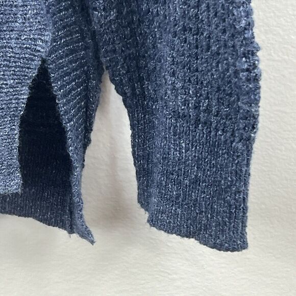J. Crew Size Blue Linen Blend Knit Sweater Size S Lightweight Summer - Picture 8 of 9